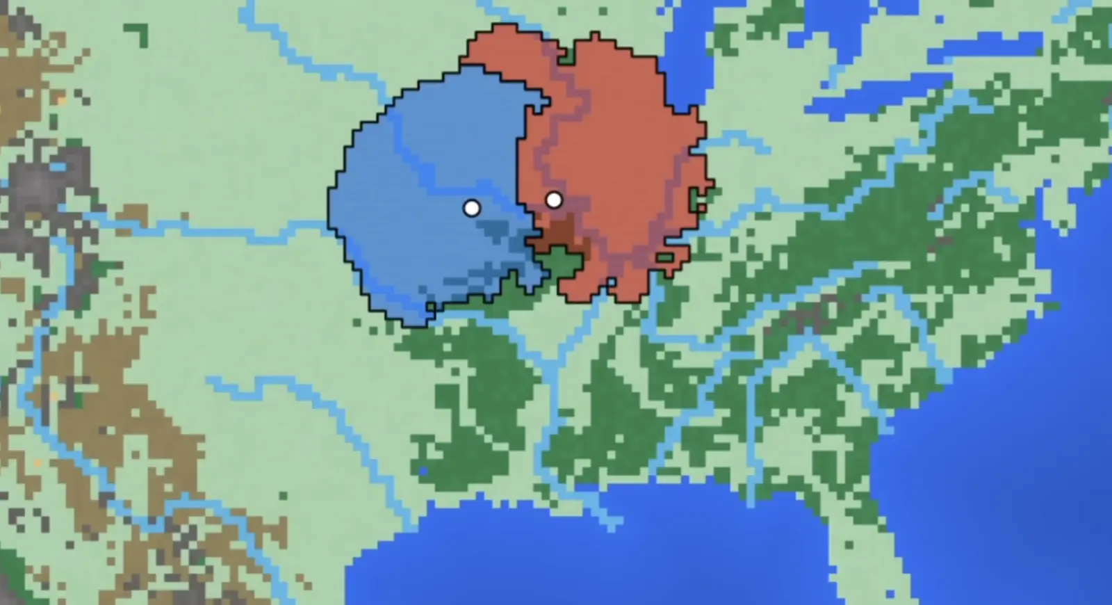 Empire Simulator 2.1 world map